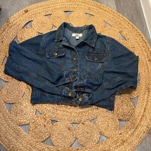 🦋 VINTAGE l.e.i. Cropped Denim Jacket // Y2K Trucker 🦋